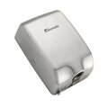 5Seconds Brand Mini Hand Dryer | 1000W - Brushed Stainless 111014
